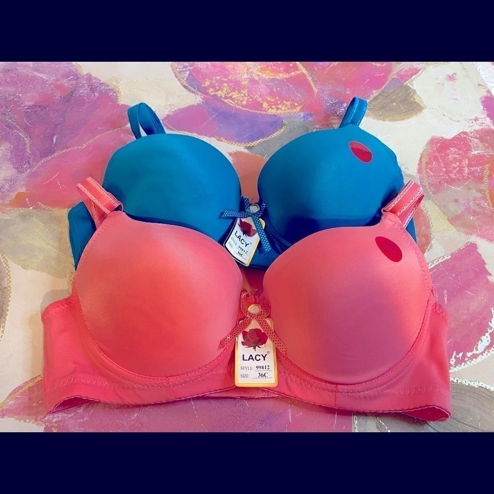 🌷Lacy assorted embroidery sexy fashion Bras 36C